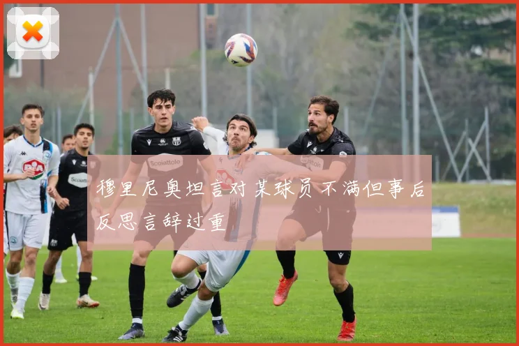 穆里尼奥坦言对某球员不满但事后反思言辞过重